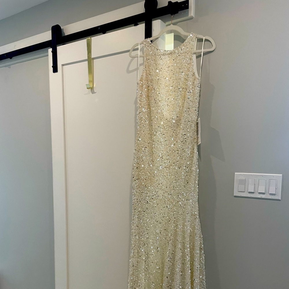 Sequin/beaded wedding or evening gown